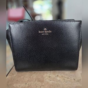 Kate Spade Black Textured Crossbody Bag